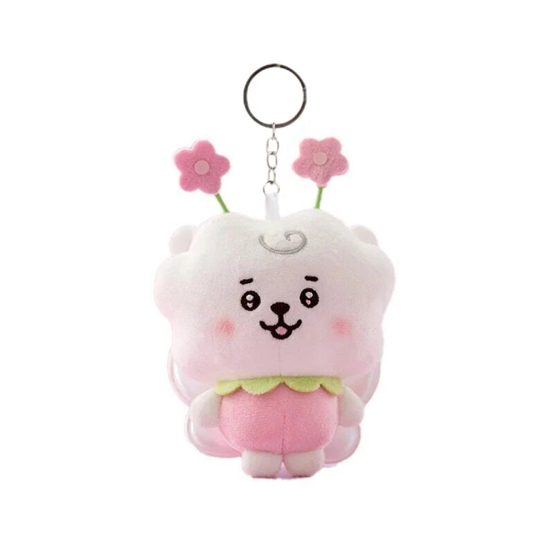 RJ BT21 keychain — official alpaca K-pop accessory by Jin (BTS)
