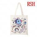 BT21 Pastel Mix Tote Bag — Official All Characters Kawaii Canvas Bag
