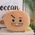 Coussin Peluche Shooky BT21 30cm — Biscuit Kawaii de Suga