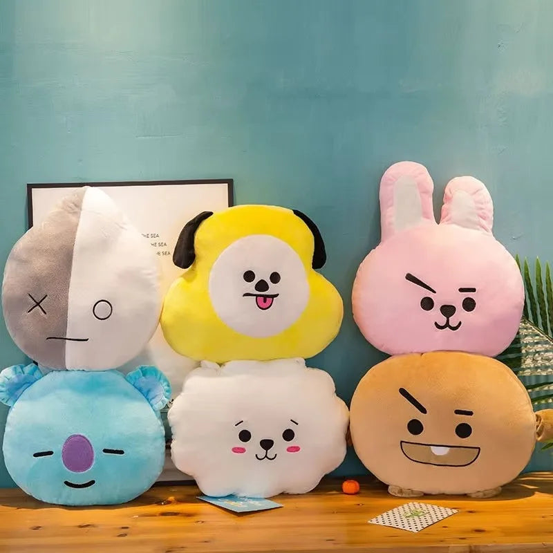 Coussin Peluche Van BT21 30cm — Robot Gardien Kawaii