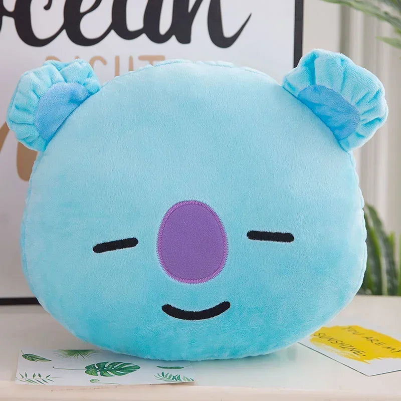 Coussin Peluche Koya BT21 30cm — Koala Bleu Kawaii