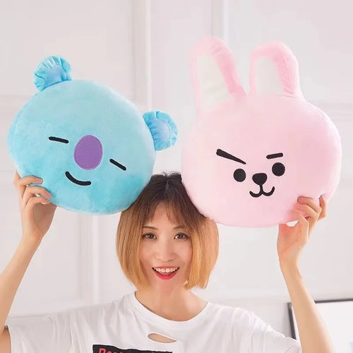 Coussin Peluche Koya BT21 30cm — Koala Bleu Kawaii
