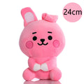 Peluche Cooky BT21 24 cm face — lapin rose Jungkook officiel