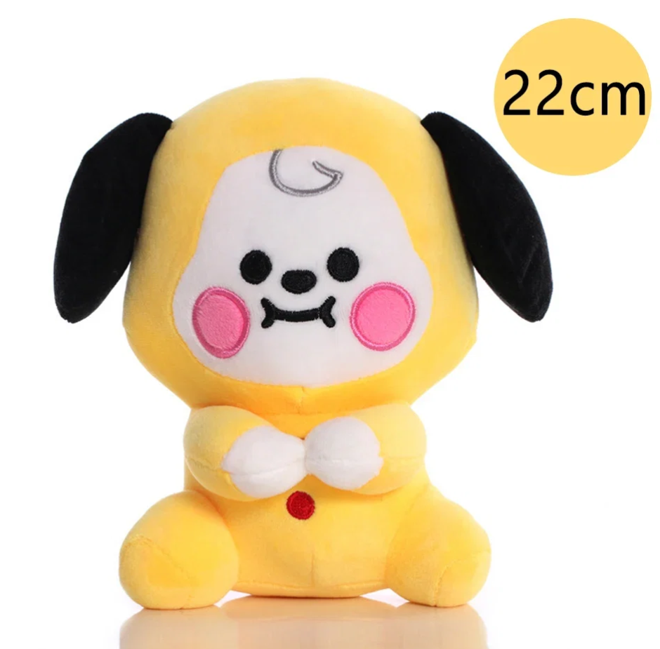 Peluche Chimmy BT21 Grand Format — Chiot de Jimin (BTS)