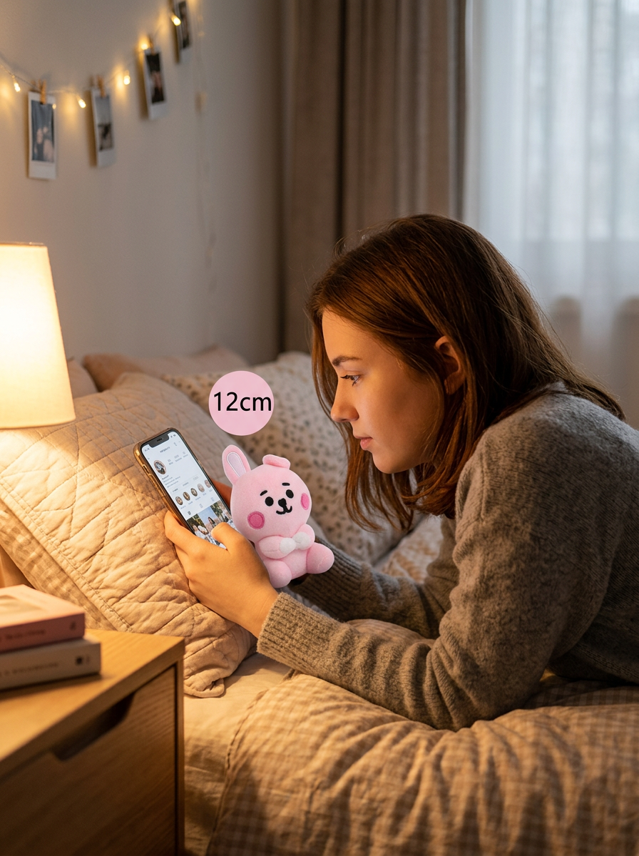 Cooky BT21 Plush — Official Jeon Jungkook Pink Bunny | BT21 Shop