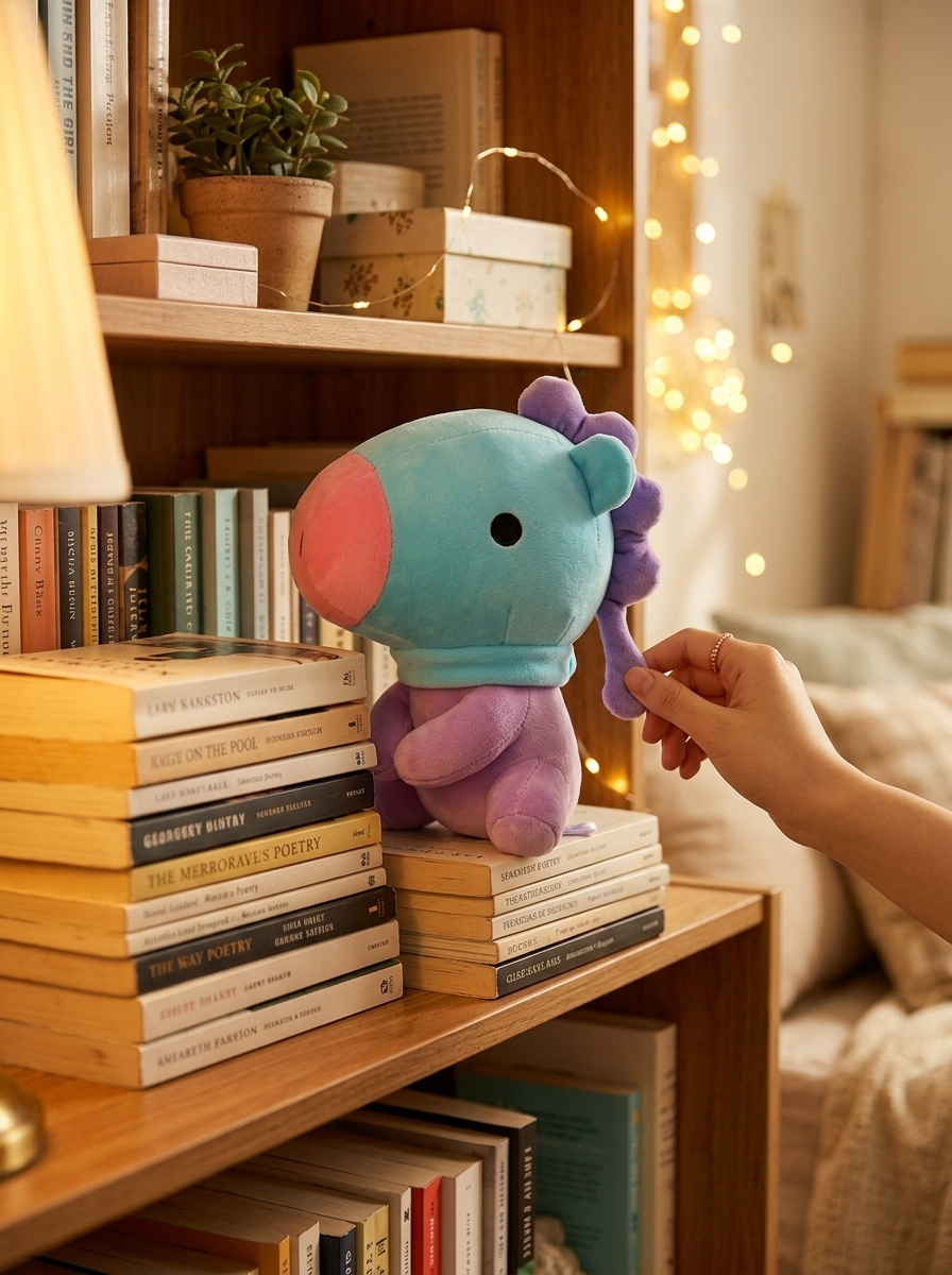 Mang BT21 Plush — Official J-Hope Masked Horse Stuffed Animal