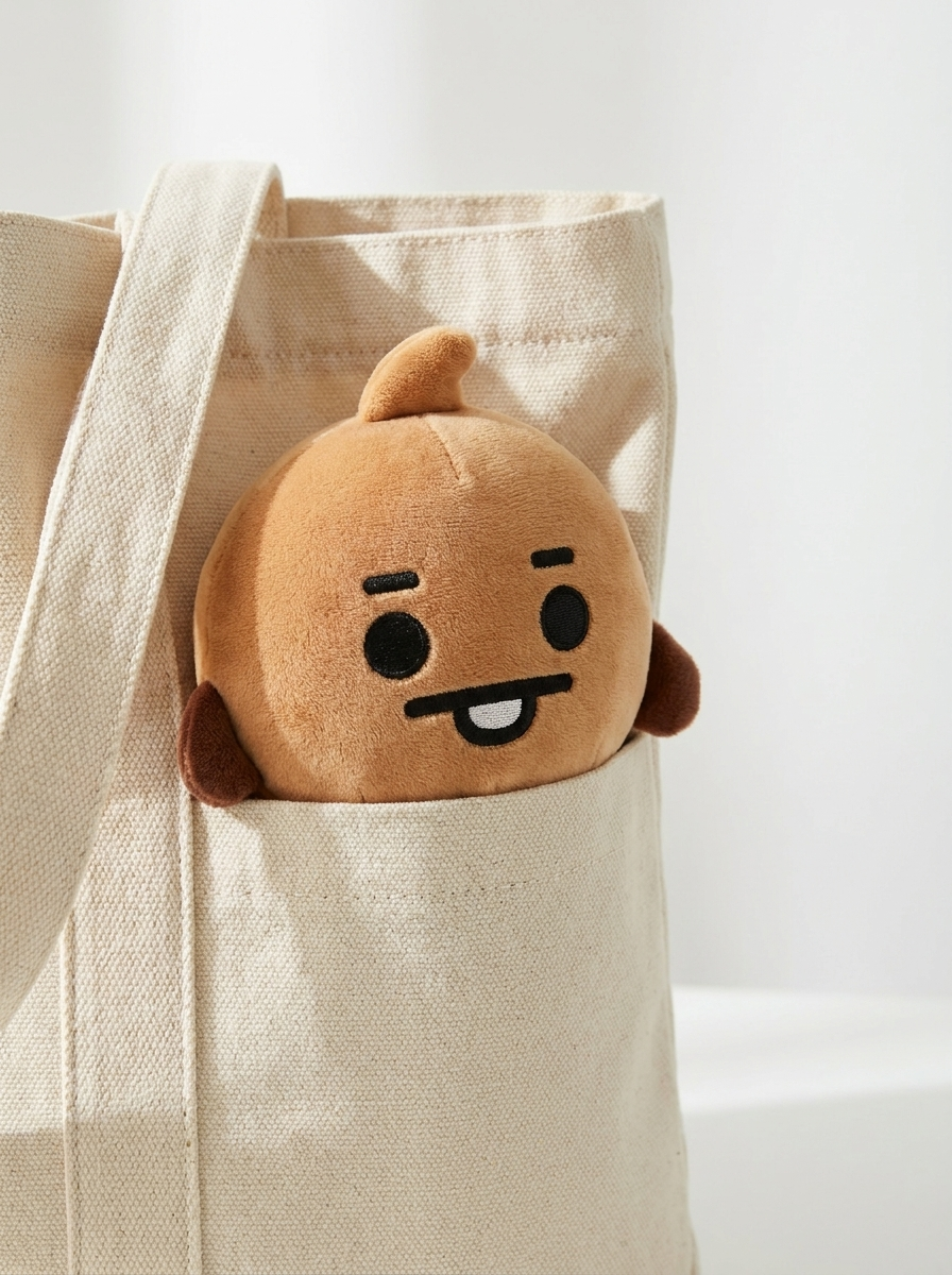 Shooky BT21 Mini Plush — Official Suga Cookie Stuffed Animal