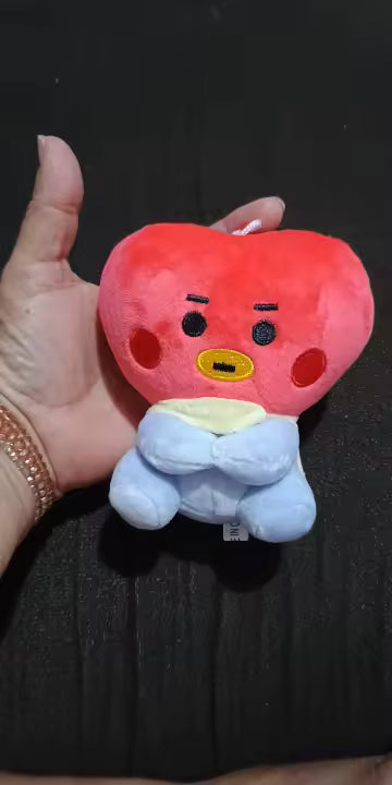Tata BT21 Mini Plush — Official V Heart-Shaped Alien Stuffed Animal